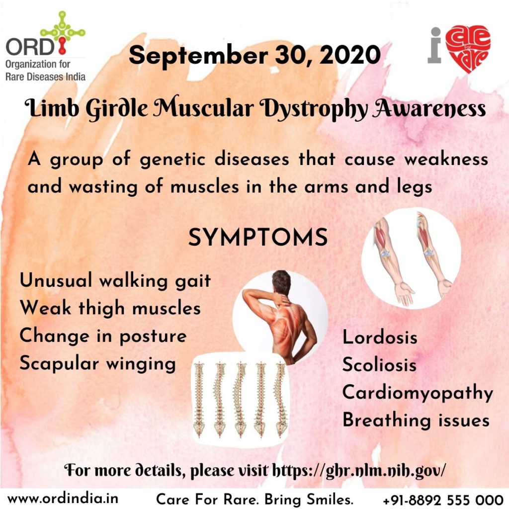 30th September Limb Girdle Muscular Dystrophies Day Ord India 6259