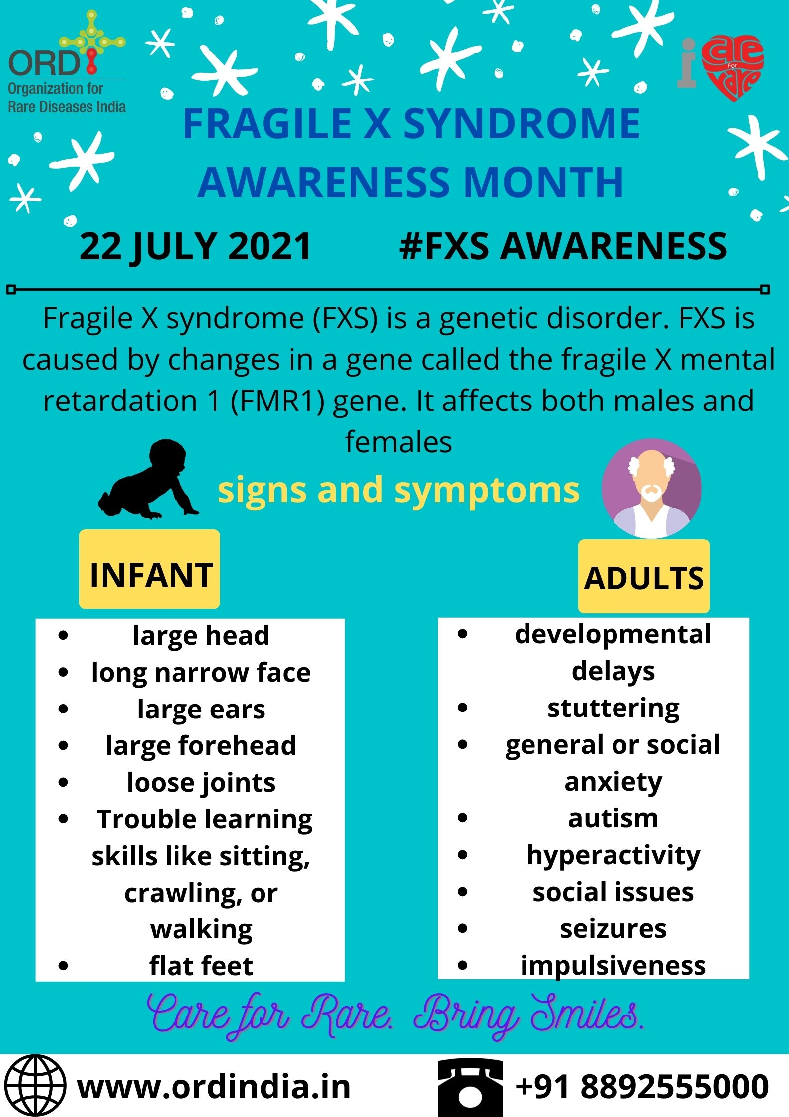 Fragile X Syndrome Ord India